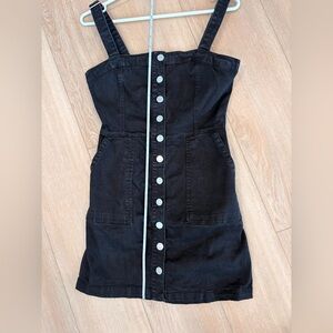 Garage Charcoal Denim Dress